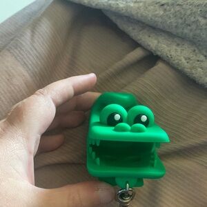 Green Crocodile Keychain